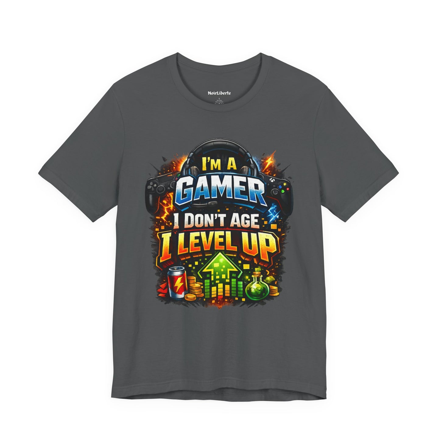 I'm a gamer, I don't age, I level up Funny shirt