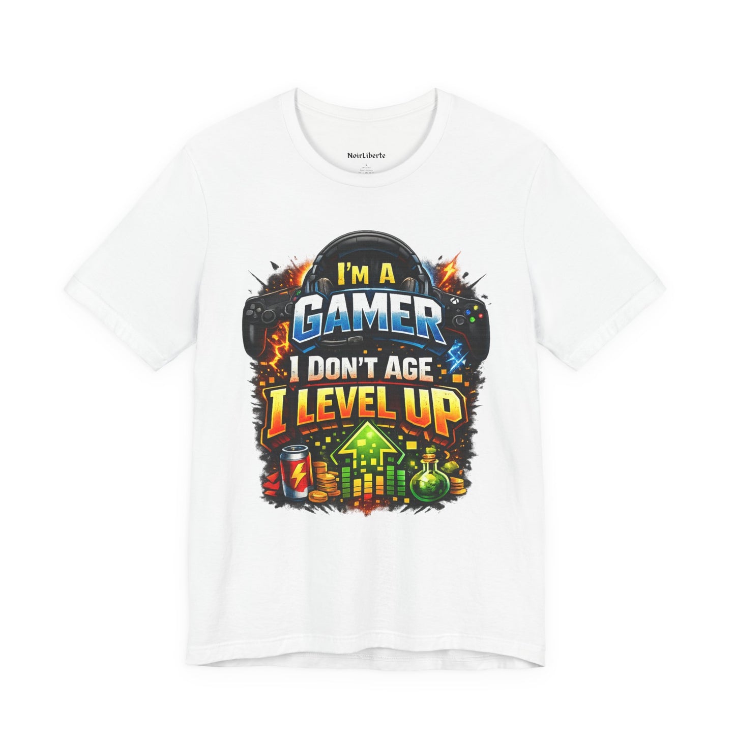 I'm a gamer, I don't age, I level up Funny shirt