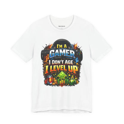 I'm a gamer, I don't age, I level up Funny shirt